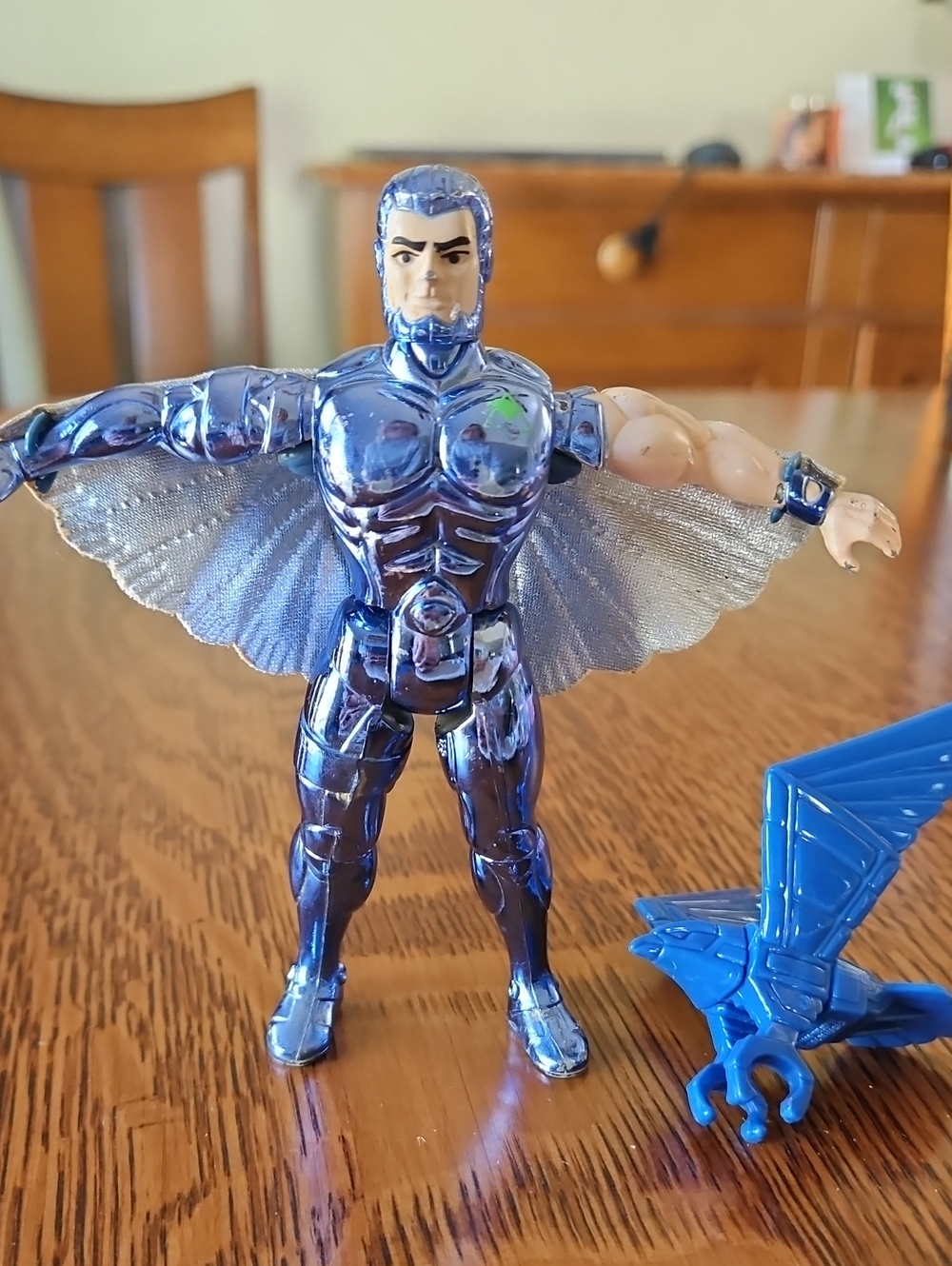 Kenner 1986 SilverHawks SteelWill & Stronghold action figures